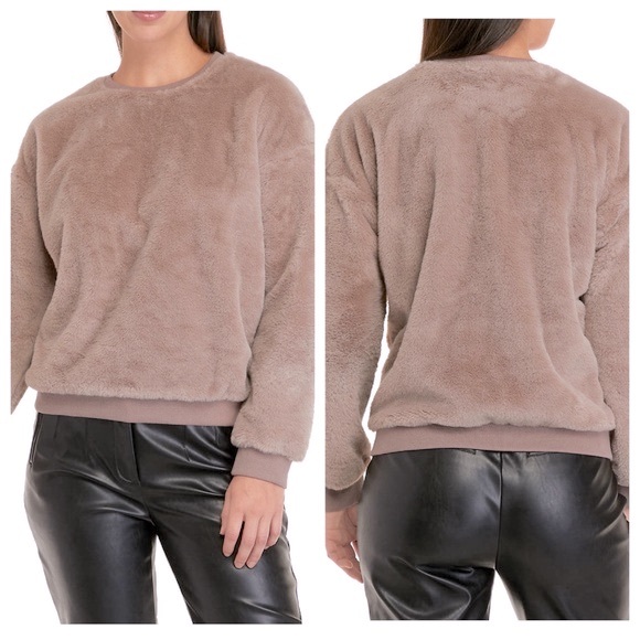Philosophy Tops - Philosophy Sherpa Faux Fur Top